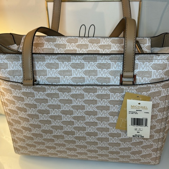 NWT Michael Kors Large 3-In-1 Maisie Pebbled Leather Tote Bag - Picture 13 of 14